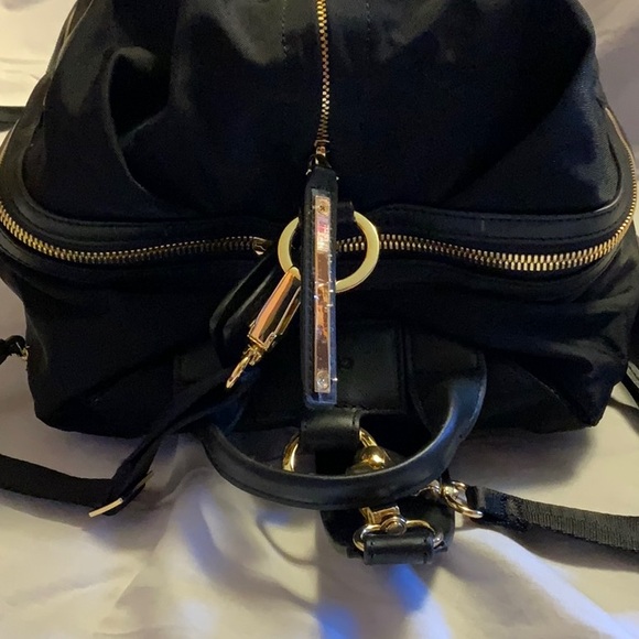 Convertible Backpack/Travel Studio Bag with Decorative Gold Hardware NWOT - Picture 2 of 16